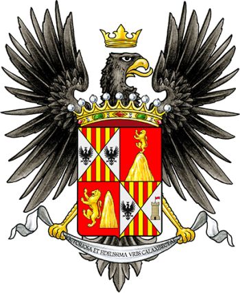 Stemma di Calascibetta/Arms (crest) of Calascibetta