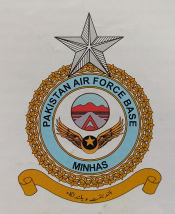 Coat of arms (crest) of the Pakistan Air Force Base Minhas