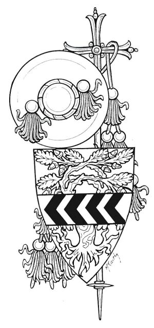 Arms of Fazio Giovanni Santori