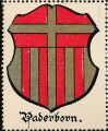 Wappen von Paderborn/ Arms of Paderborn