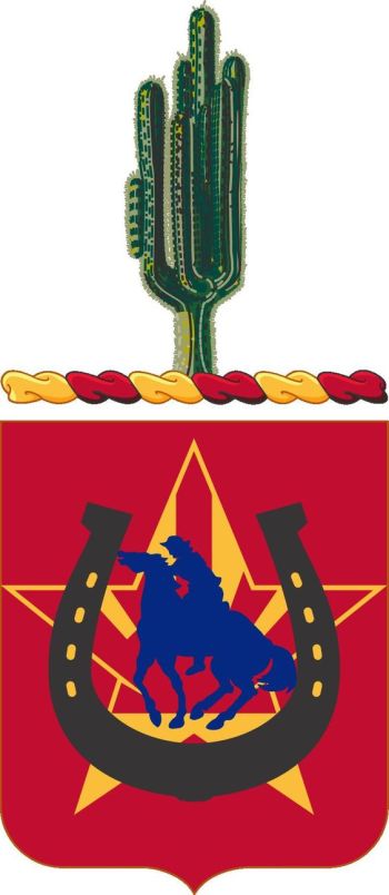 Arms of 118th Cavalry Regiment, Arizona Army National Guard