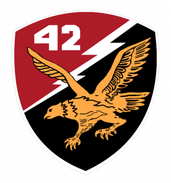Coat of arms (crest) of the Air Squadron 42, Indonesian Air Force
