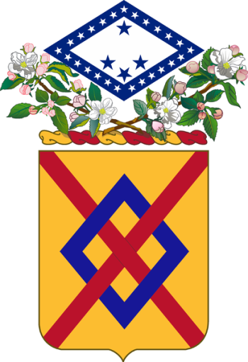 Coat of arms (crest) of the 39th Support Battalion, Arkansas Army National Guard