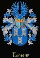 Wapen van Tiemens/Arms (crest) of Tiemens