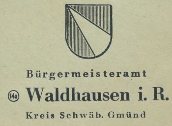 Wappen von Waldhausen (Lorch)/Coat of arms (crest) of Waldhausen (Lorch)