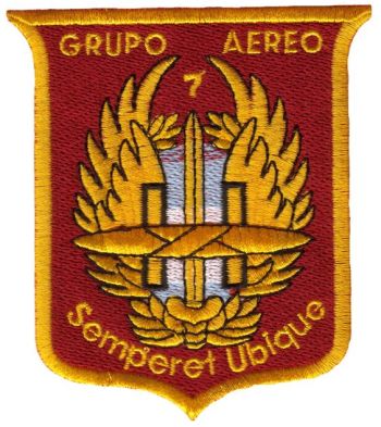 Coat of arms (crest) of the 7th Air Group, Air Force of Argentina
