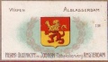 Oldenkott plaatje, wapen van Alblasserdam