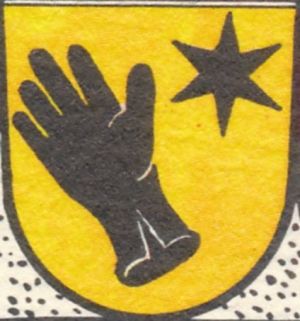 Arms (crest) of Heinrich Huober von Eigg
