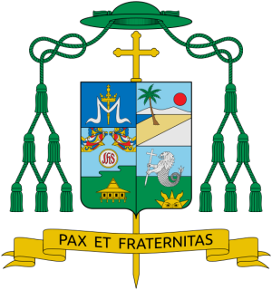 Arms (crest) of Edwin de la Peña y Angot