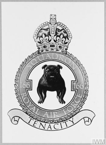Coat of arms (crest) of the No 166 Squadron, Royal Air Force