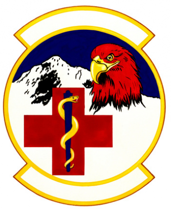 Coat of arms (crest) of the 142nd USAF Clinic, Oregon Air National Guard