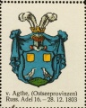 Wappen von Agthe nr. 3544 von Agthe