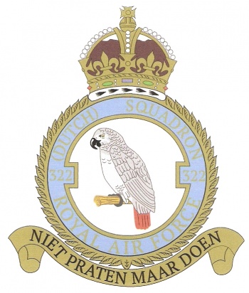 Coat of arms (crest) of the 322nd Squadron, Netherlands Air Force