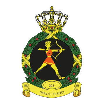Coat of arms (crest) of the 323rd Squadron, Netherlands Air Force
