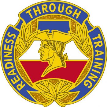 Coat of arms (crest) of Army Reserve Readiness Training Center, US Army