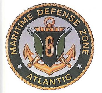 Coat of arms (crest) of the Maritime Defense Zone Atlantic, US Navy