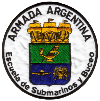 Coat of arms (crest) of the Submarine and Divers School, Argentine Navy