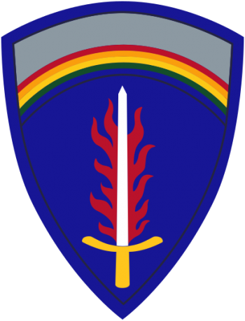 Coat of arms (crest) of the US Army Europe (USAEUR), US Army