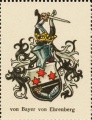 Wappen von Bayer von Ehrenberg nr. 2067 von Bayer von Ehrenberg