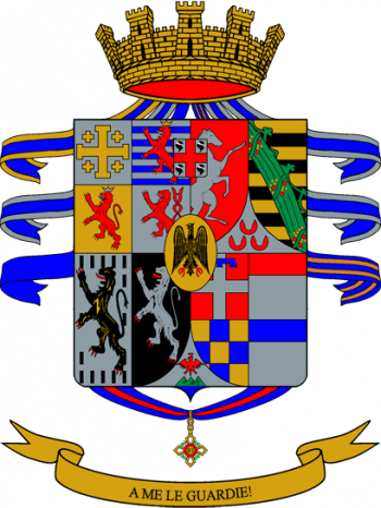 Coat of arms (crest) of the 2nd Regiment Granatieri di Sardegna, Italian Army