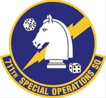 Coat of arms (crest) of the 711th Special Operations Squadron, US Air Force