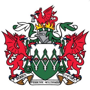 Arms (crest) of Mid and West Wales Fire and Rescue Service