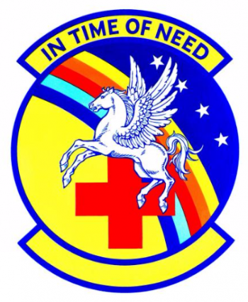 Coat of arms (crest) of 60th Aeromedical Evacuation Squadron, US Air Force