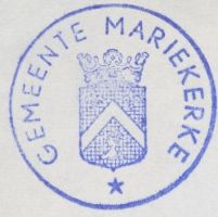 Wapen van Mariekerke/Arms (crest) of Mariekerke