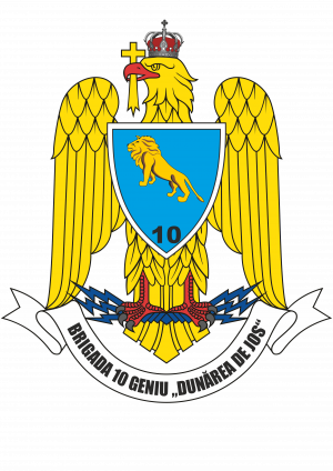 10th Engineer Brigade Dunărea de Jos, Romanian Army.png