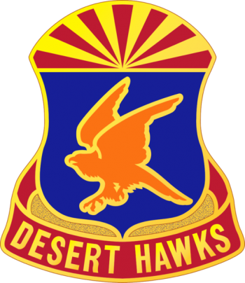 Arms of 285th Aviation Regiment, Arizona Army National Guard