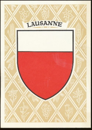 Wappen von/Blason de Lausanne