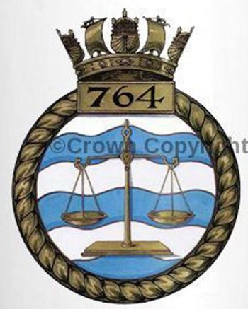 Coat of arms (crest) of the No 764 Squadron, FAA