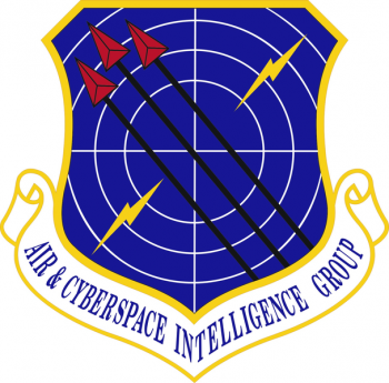 Coat of arms (crest) of the Air and Cyberspace Intelligence Group, US Air Force