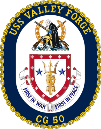 Coat of arms (crest) of the Cruiser USS Valley Forge