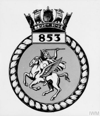 Coat of arms (crest) of the No 853 Squadron, FAA