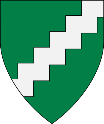 Heraldic glossary:Bend Sinister Indented