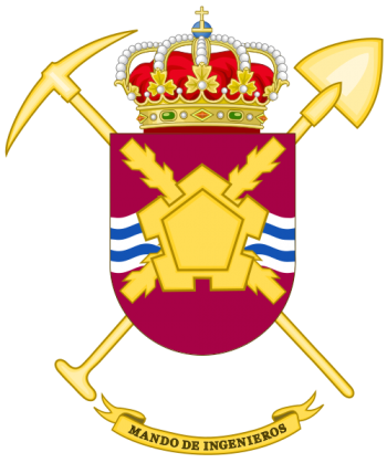Coat of arms (crest) of the Engineer Command, Spanish Army