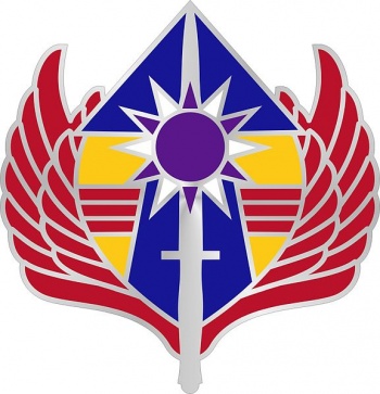 Coat of arms (crest) of 92nd Civil Affairs Battalion (Airborne), US Army