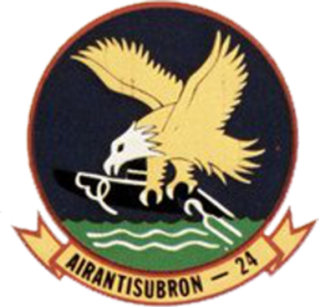 Coat of arms (crest) of the VS-24 Scouts, US Navy