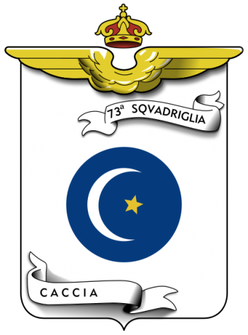 Coat of arms (crest) of the 73rd Fighter Squadron, Regia Aeronautica