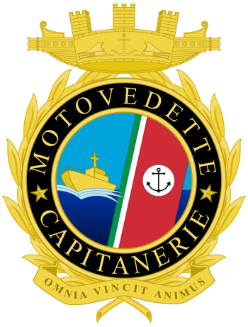 Coat of arms (crest) of the Coast Guard Naval Service, Italian Navy