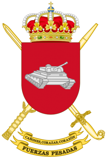 Coat of arms (crest) of the Heavy Forces, Spanish Army