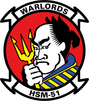 Coat of arms (crest) of the Helicopter Maritime Strike Squadron 51 (HSM-51) Warlords, US Navy