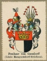 Wappen Freiherr von Gersdorff nr. 238 Freiherr von Gersdorff