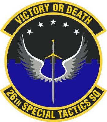 Coat of arms (crest) of the 26th Special Tactics Squadron, US Air Force