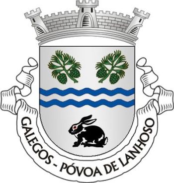 Brasão de Galegos (Póvoa de Lanhoso)/Arms (crest) of Galegos (Póvoa de Lanhoso)