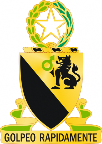 Arms of 124th Cavalry Regiment, Texas Army National Guard
