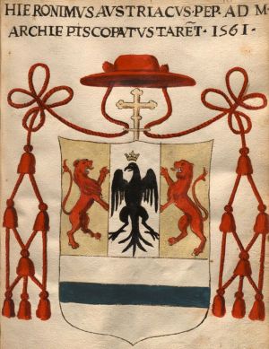 Arms (crest) of Girolamo di Corregio