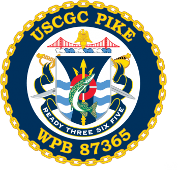 Coat of arms (crest) of the USCGC Pike (WPB-87365)