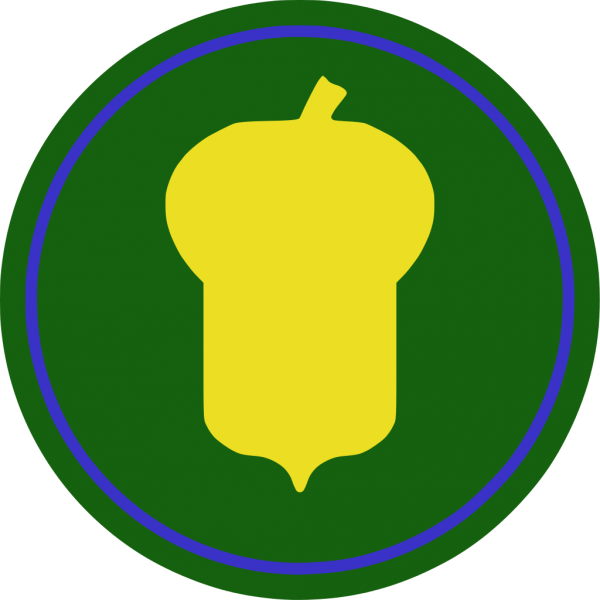 File:87th Infantry Division Golden Acorn, US Army.png